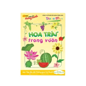 Tập tô màu Hoa trái trong vườn TAP & CHILL Colokit COB-C002