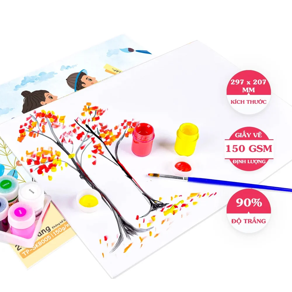 Vở vẽ A4 Sketch Book for Art TAP & CHILL Điểm 10 TP-SKB005