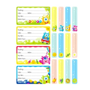 Nhãn vở TAP & CHILL Điểm 10 TP-NBL006