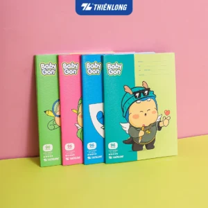 Combo 5 Tập học sinh 96 trang 4 ô ly vuông 2mm 100gsm NB-124 TAP & CHILL – Mẫu ngẫu nhiên