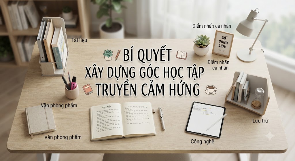 Bí Quyết Xây Dựng Góc Học Tập Truyền Cảm Hứng