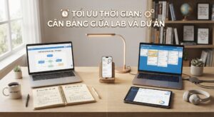 Sơ đồ tối ưu hóa việc học kết hợp công nghệ và ghi chép tay