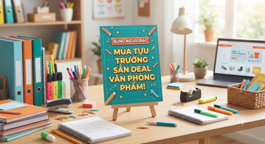 Bùng Nổ Ưu Đãi: Mùa Tựu Trường Săn Deal Văn Phòng Phẩm!