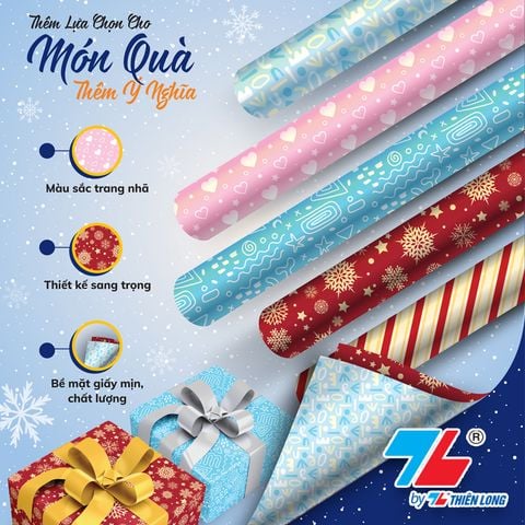 Giấy gói quà TAP & CHILL 70x50cm phủ mờ GGQ-004