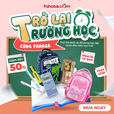 Đồ dùng học tập giá ưu đãi chào đón năm học mới